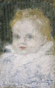 Louis Lcart Portrait of a child oil painting on canvas